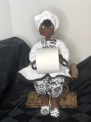 Handmade Lounging Lady